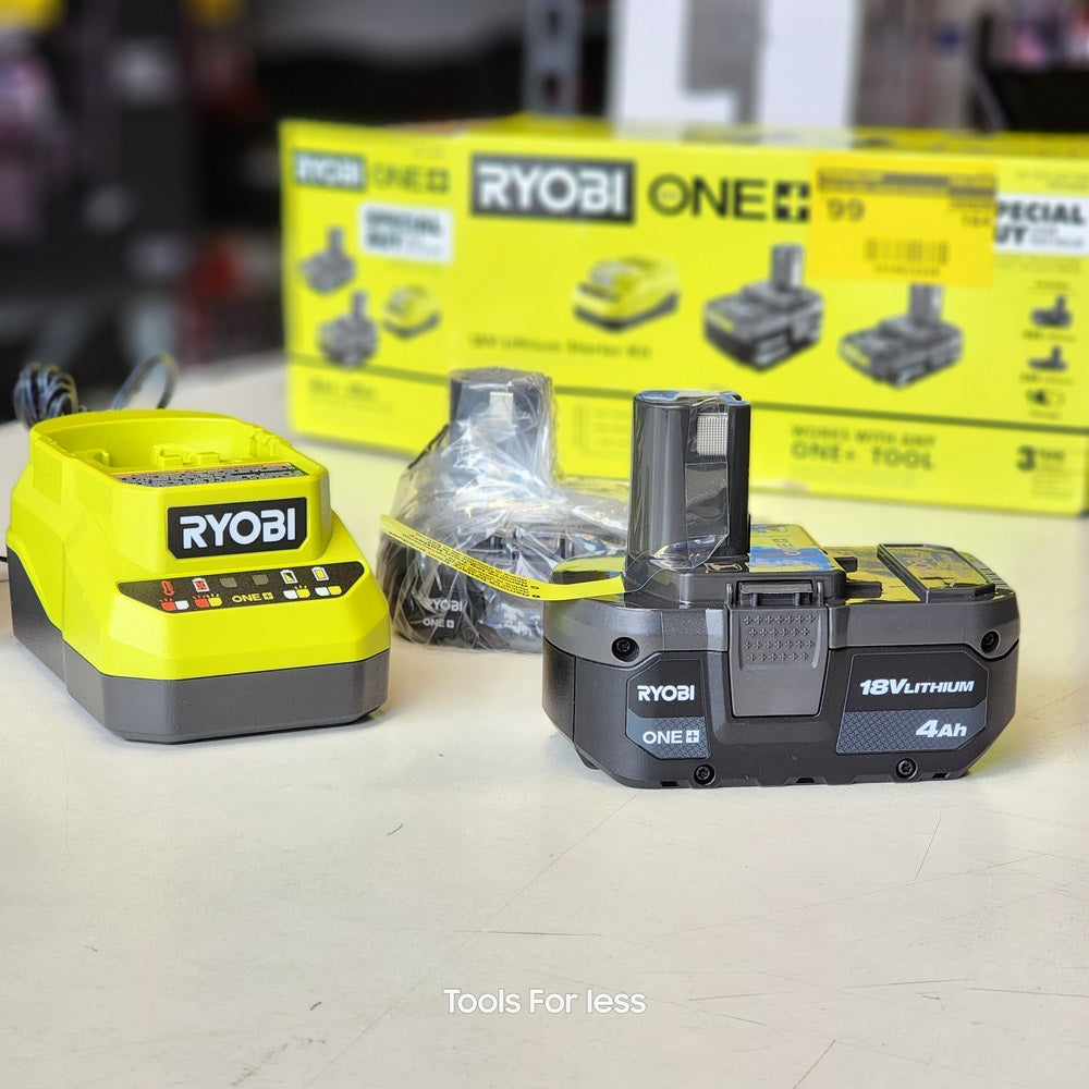 RYB 18V ONE+ 2AH/4AH STARTER KIT (PSK106SB) RYB 18V ONE+ 2AH/4AH STARTER KIT (PSK106SB)